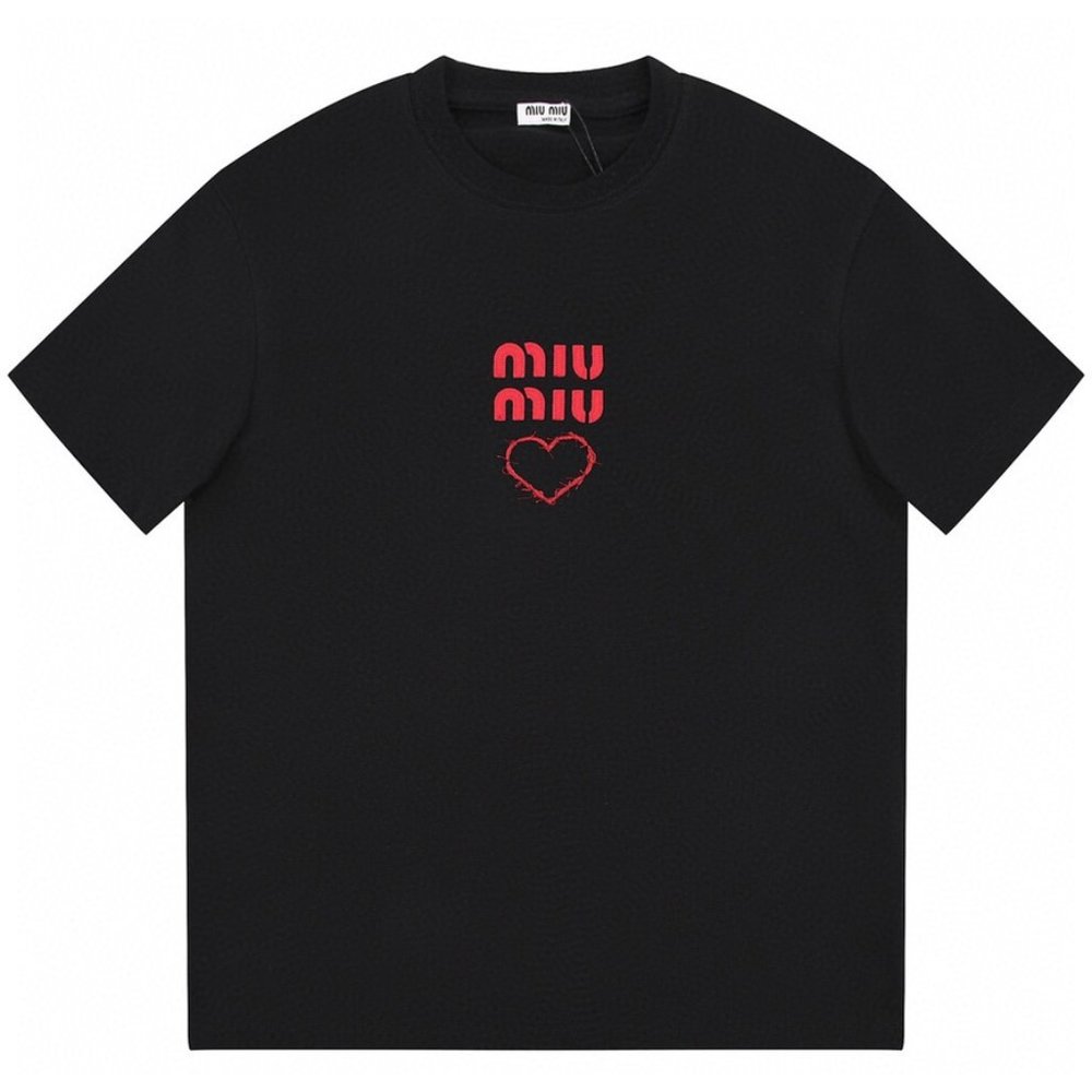 miumiu new embroidery women's T-shirt